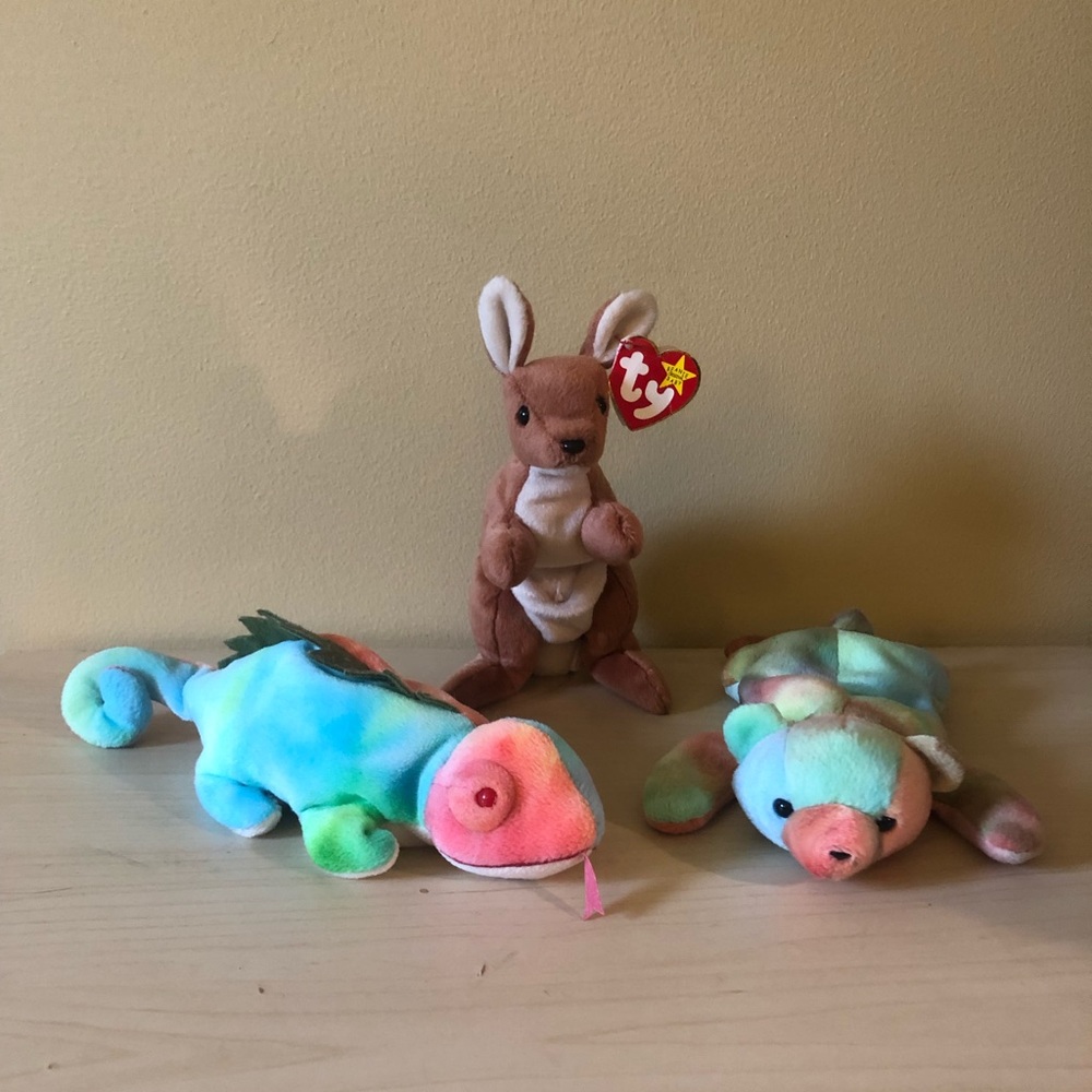 Bundle of 3 TY stuffed animals